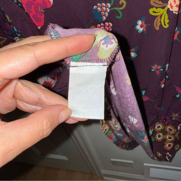 Johnny Was The Janie Favorite Floral High Neck Adriana Swing Tunic Top S NWOT - Picture 8 of 12